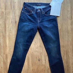 Women's Lucky Brand Low Rise Skinny Lolita Dark Blue Denim Jeans, NWT, Size 2